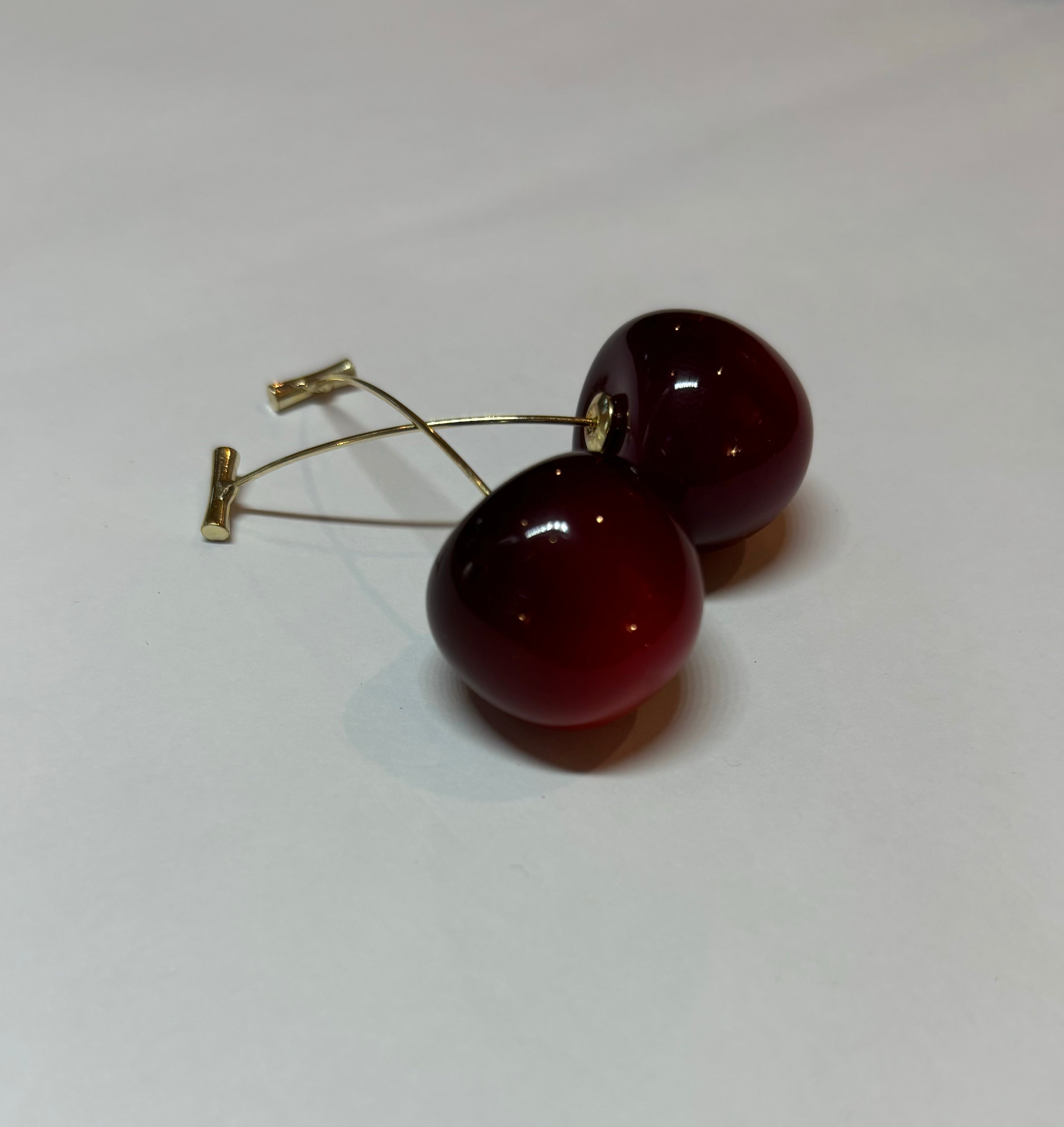Cherry Drop Earrings