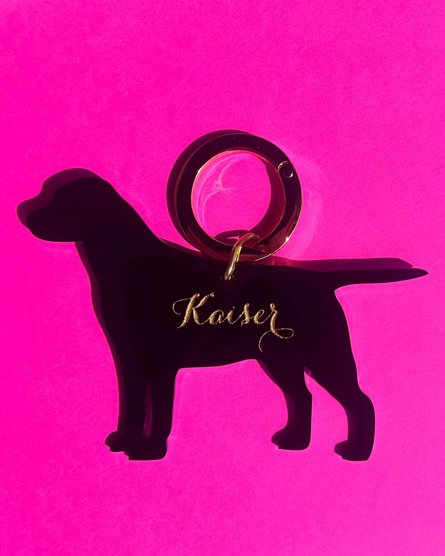 Personalized Labrador Purse Charm