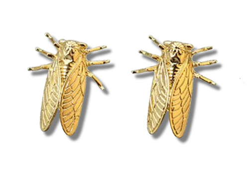 Cicada Post Earrings