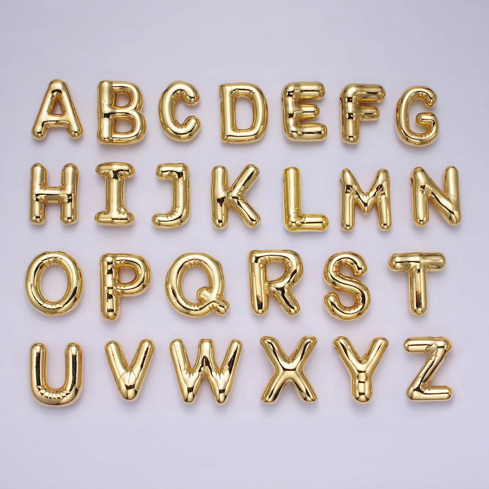 Bubble Initial Letter Charm
