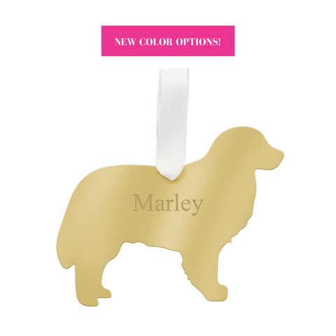 Personalized Golden Retriever Ornament