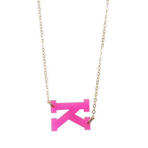 Vineyard Single Initial Necklace