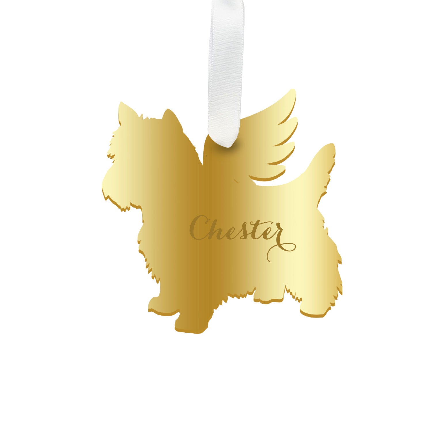 Personalized Angel West Highland White Terrier Ornament