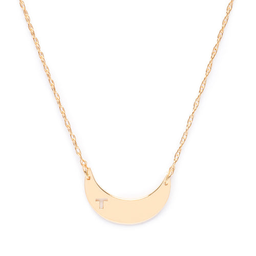I found this at #moonandlola - Avis Initial Necklace Gold