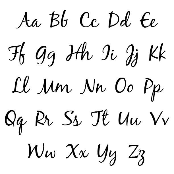 I found this at #moonandlola! - Nameplate Keychain Font Sheet