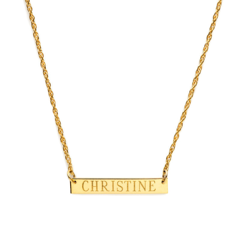 Sample Brass Bar Necklaces