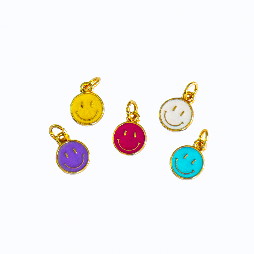 Mini Smiley Face Charm