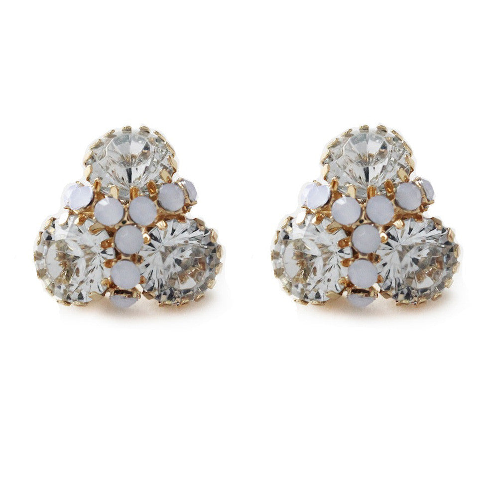 Londrina Studs Crystal & Opal