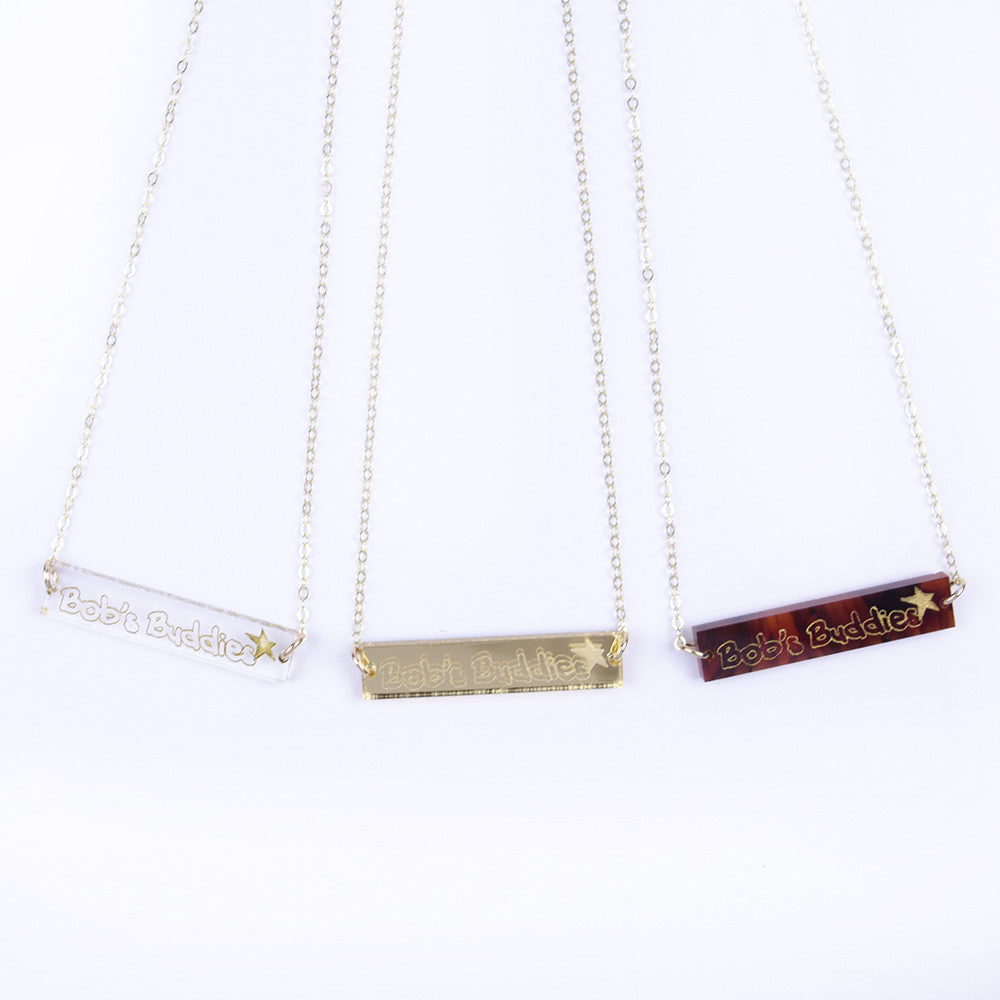 I found this at #moonandlola! - Bob's Buddies Bar Necklaces