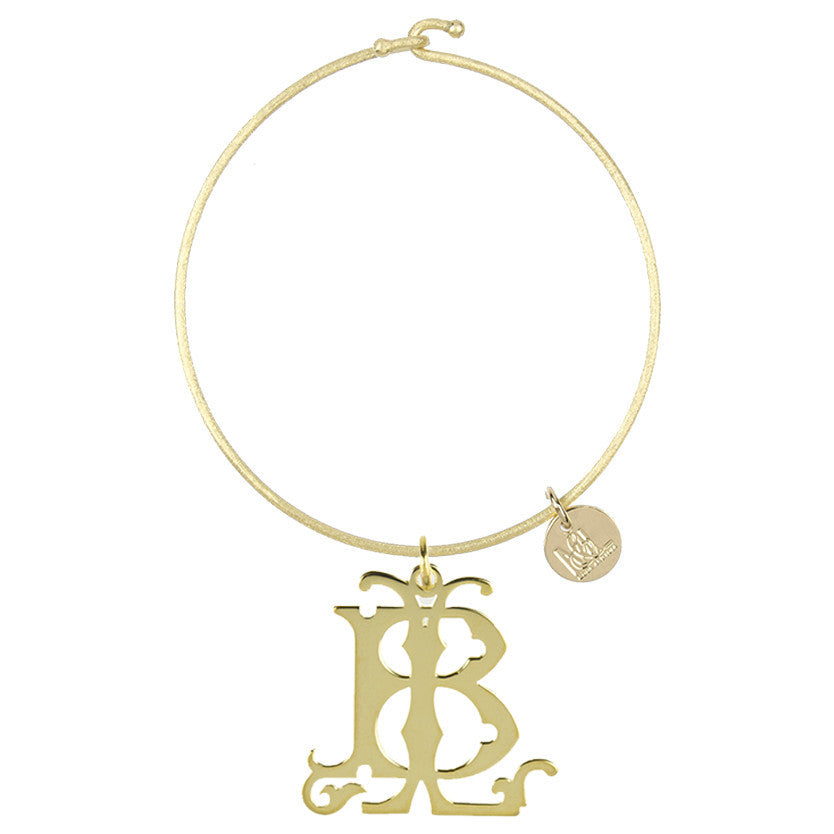 Moon and Lola xx Emily McCarthy Metal Charm on Nora Bangle