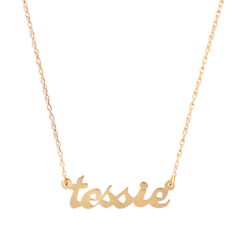 Lauren Nameplate Necklace