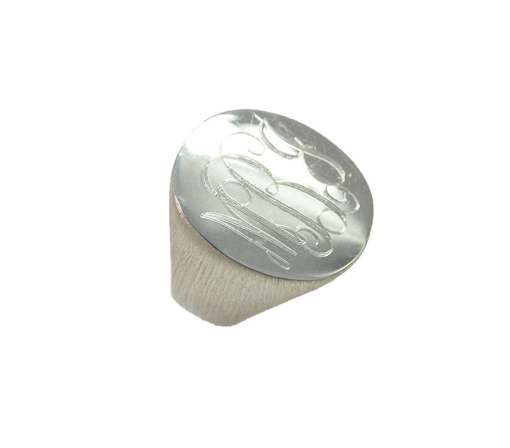 I found this at #moonandlola - Boyfriend Signet Ring Silver