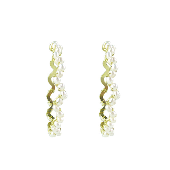 Moon and Lola - Bora Bora Pearl Hoops