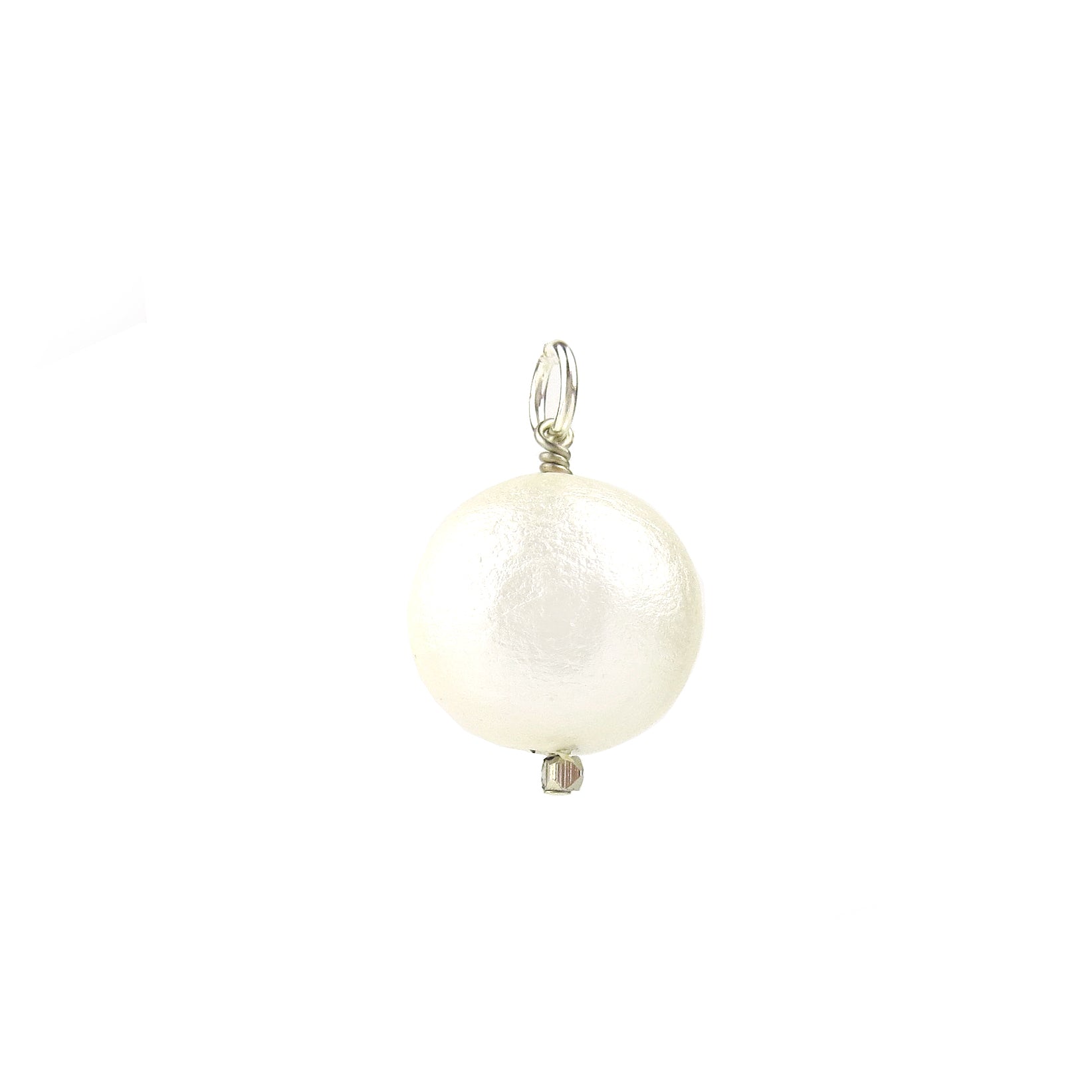 Cotton Pearl Charm - Moon and Lola