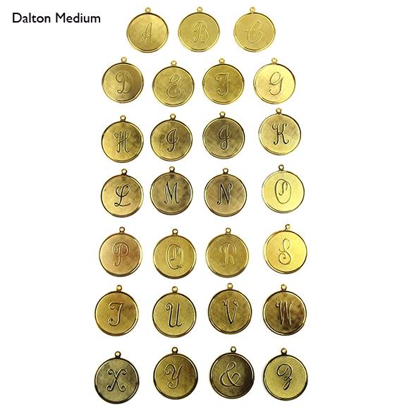 Moon and Lola - Metal Dalton Charm Medium Letter Set