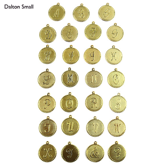Moon and Lola - Metal Dalton Charm Small Letter Set