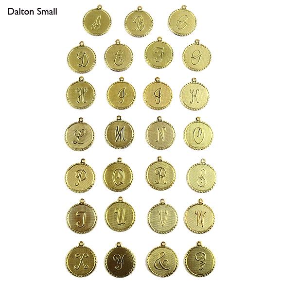 Moon and Lola - Metal Dalton Charm Small Letter Set