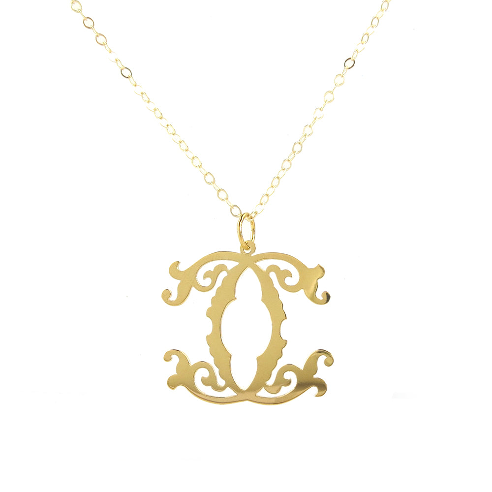 Moon and Lola - Emily McCarthy Metal Interlocking Monogram