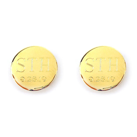 Eden Round Cuff Links