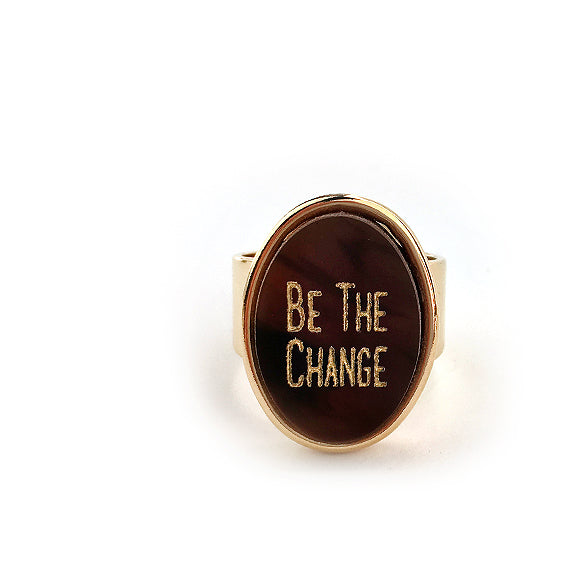 Moon and Lola - Equality For All Oval Ring Be the Change