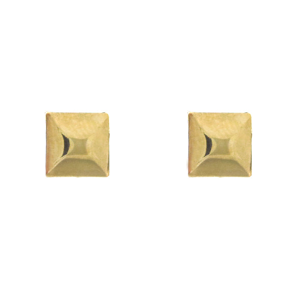 Fina Raised Square Studs