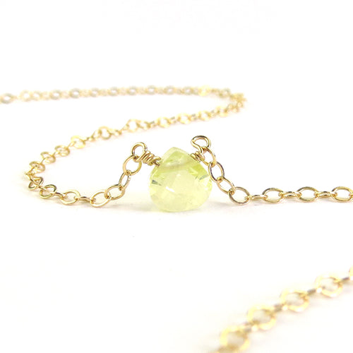 Moon and Lola - Jonquil CZ Necklace