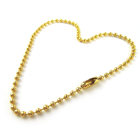 Moon and Lola - Gobi Anklet in gold ball chain