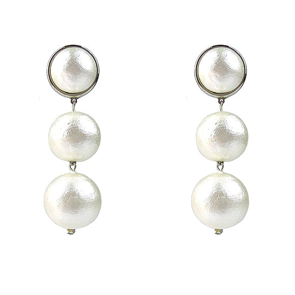 Luna Double Drop Earrings - Moon and Lola