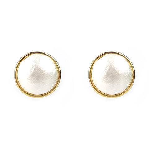 Vienna Cotton Pearl Earrings