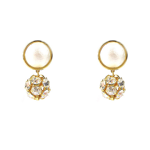 Luna Rhinestone Teardrop Earrings