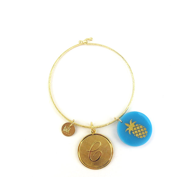 Moon and Lola - Nora Bangle with Dalton and Eden Charms