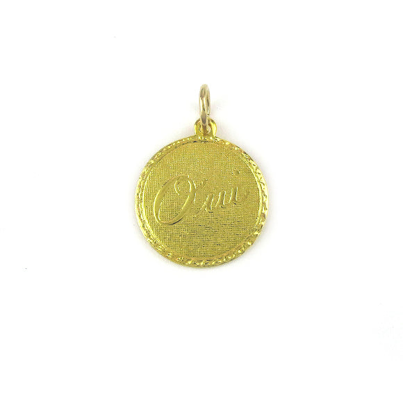 Metal Oui Charm
