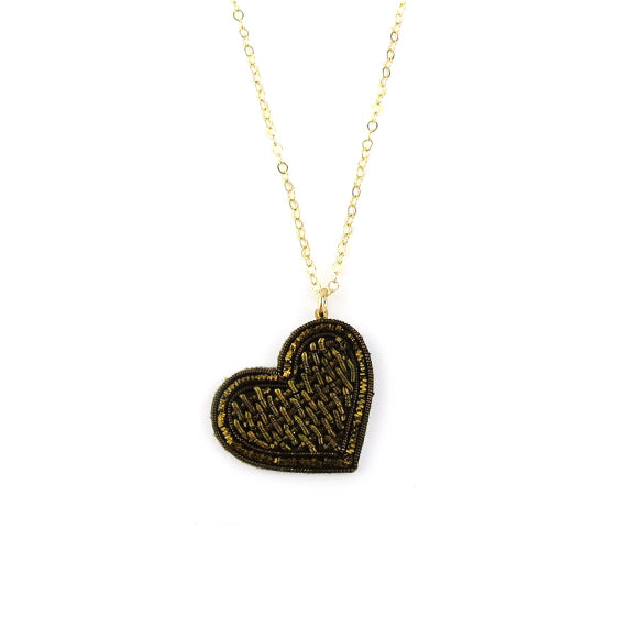 Moon and Lola - Sacre Coeur Necklace in Bronze