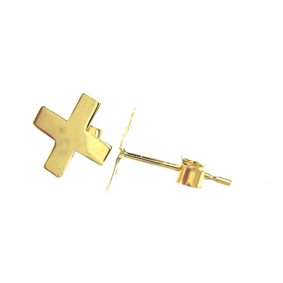 Moon and Lola - Fina 14K Gold "X" Studs