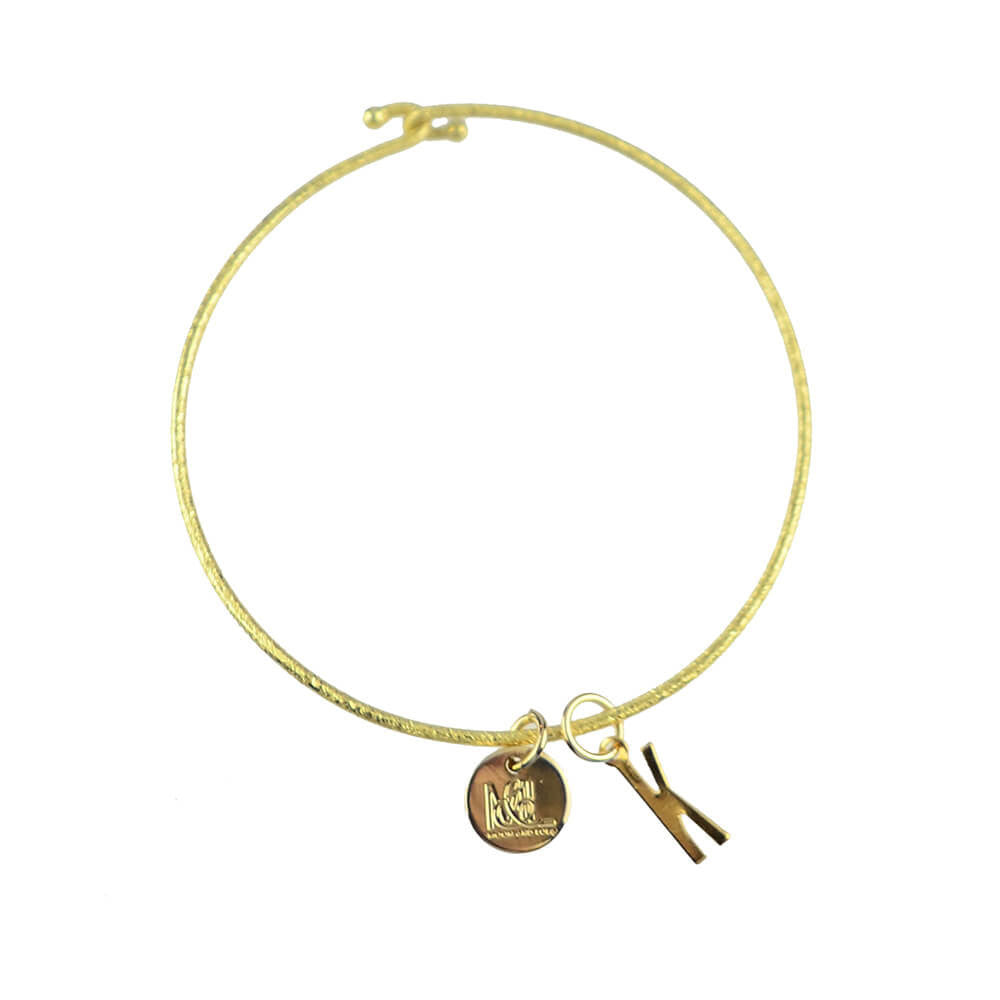 Moon and Lola - Belize Charm on Nora Bangle