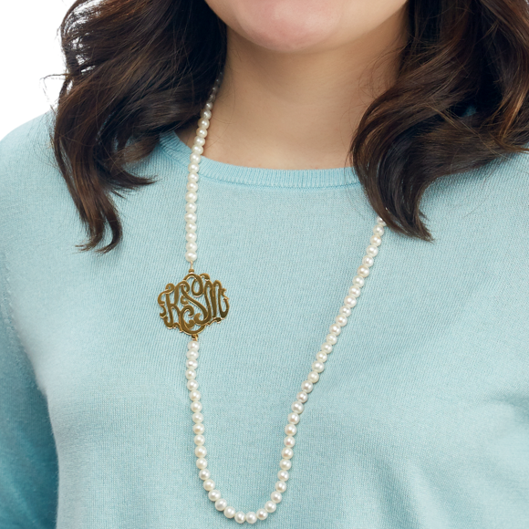 Moon and Lola - Biltmore Monogram Necklace