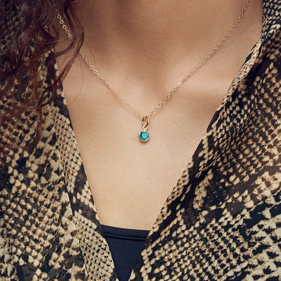 Moon and Lola - Birthstone Necklace