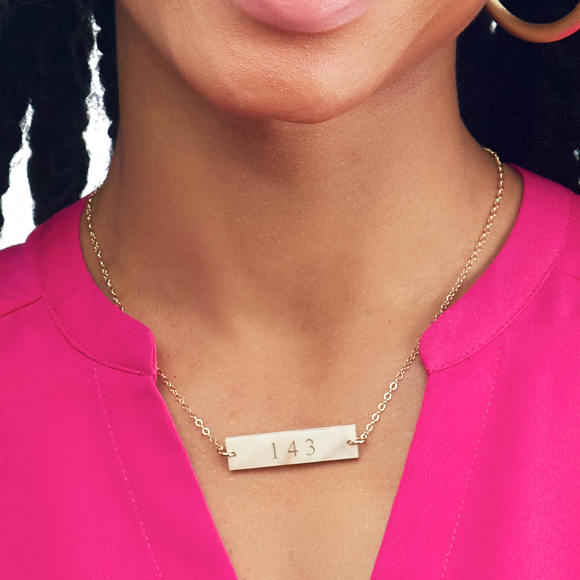 Moon and Lola - Brockton Bar Necklace
