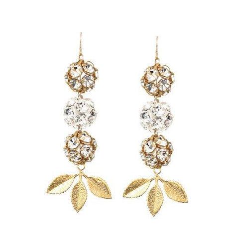 Vienna Cotton Pearl Earrings