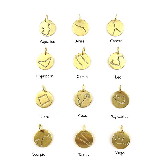 I found this at #moonandlola! - Brass Constellation Charm
