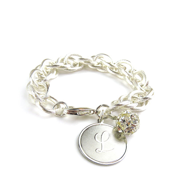 Preston Charm Bracelet - Rhinestone - Moon and Lola