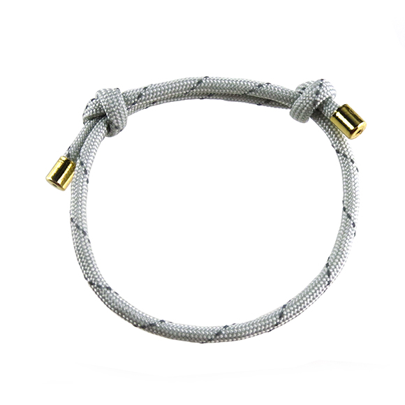 I found this at #moonandlola! - Topanga Bracelet reflective gray cord