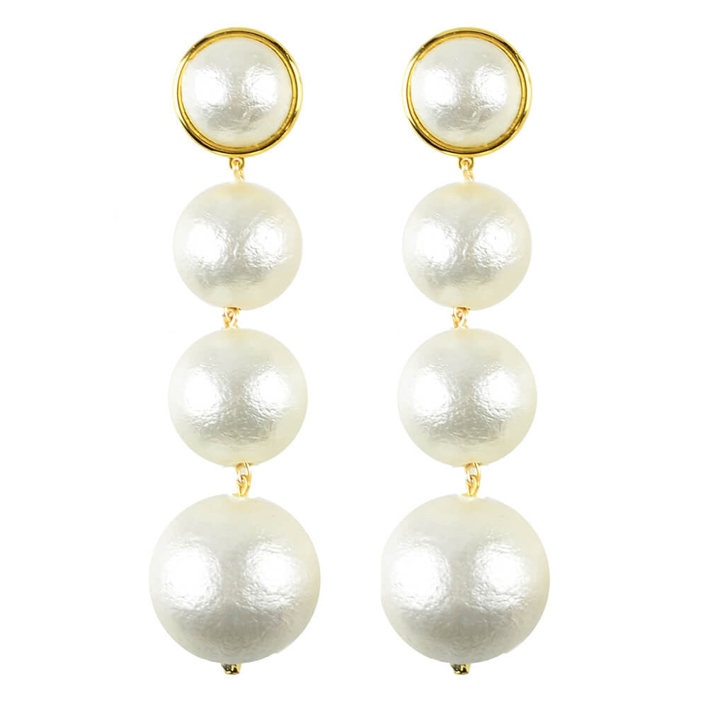 Luna Triple Drop Earrings