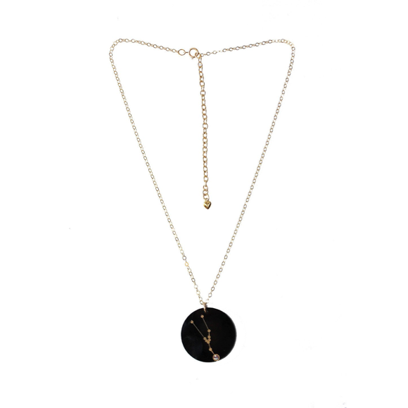 I found this at #moonandlola! - Acrylic Zodiac Constellation Charm on Apex Chain Ebony