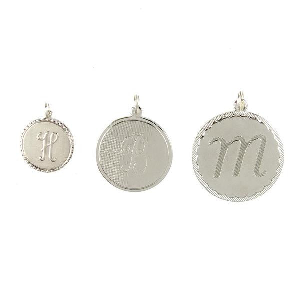 Moon and Lola silver metal Dalton Charm in three sizes