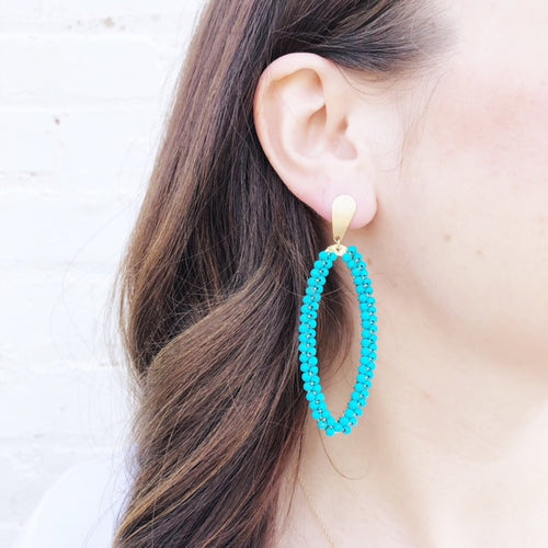Moon and Lola - Taravai Turquoise Earrings