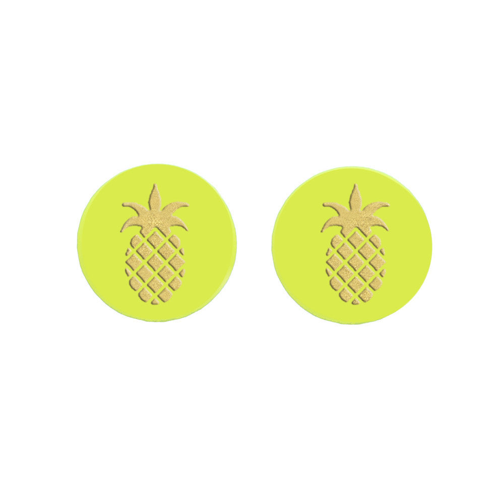 I found this at #moonandlola! - Eden Studs Pineapple
