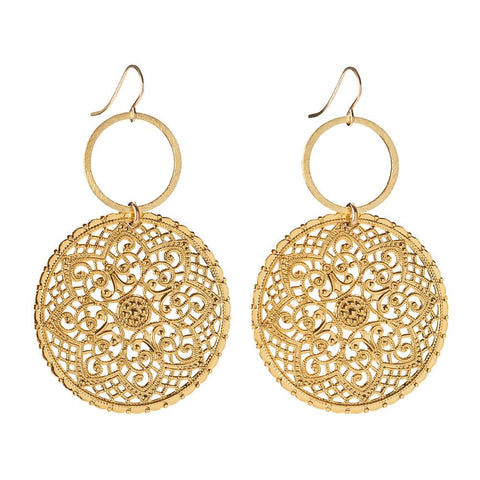 Europa Rhinestone Ball Earrings