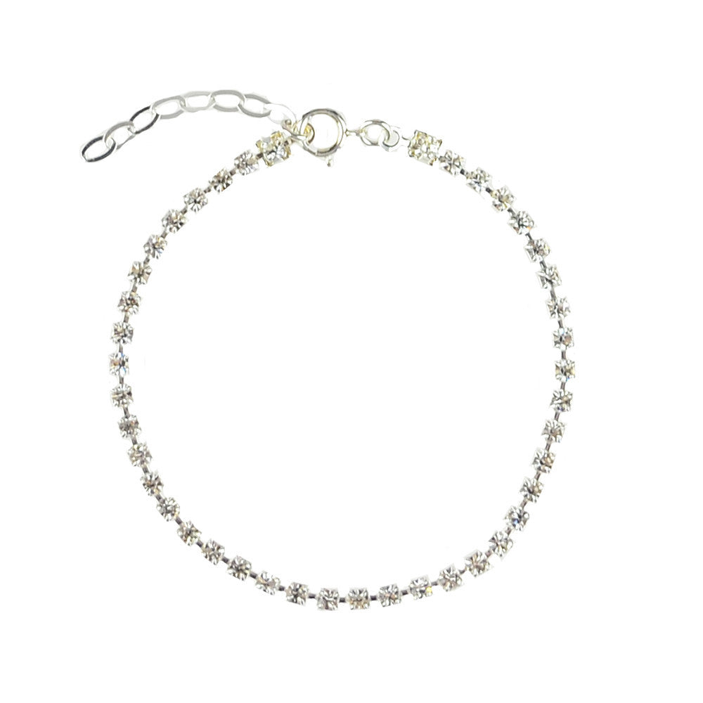 I found this at #moonandlola! - Rhinestone Chain Bracelet