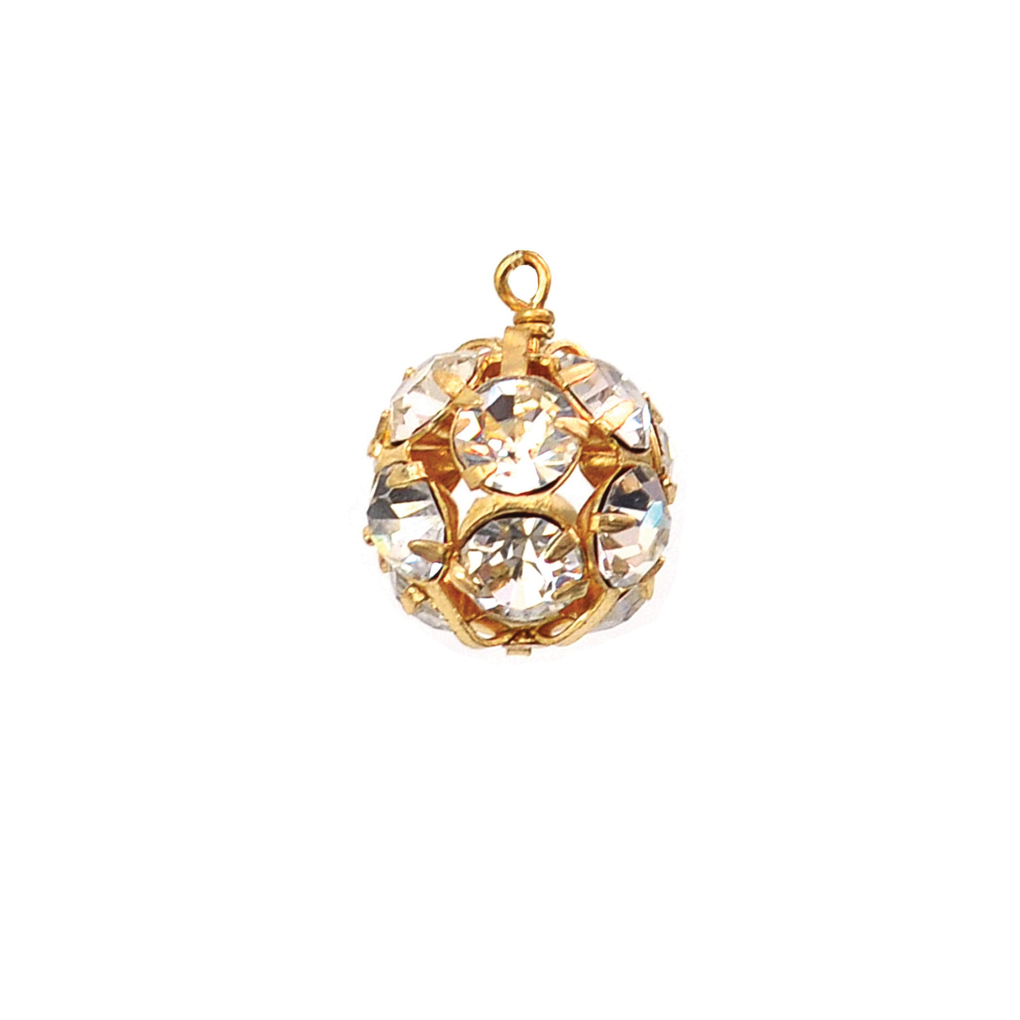 Rhinestone Ball Charm